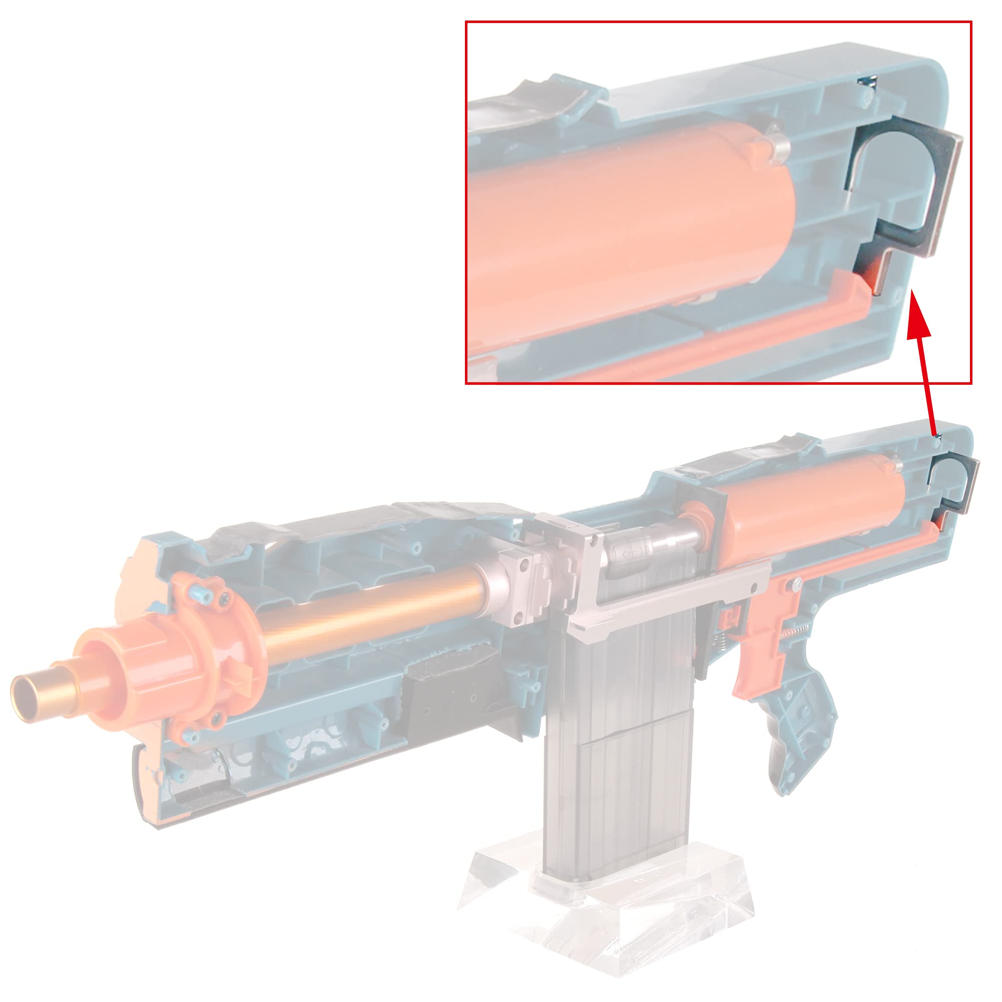Amazon.com: WORKER Metal Catch Plate Dart Gate for Nerf Longshot